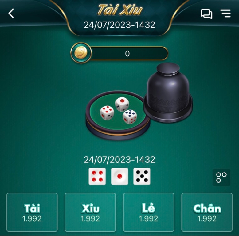 Các bước chơi tài xỉu casino online tại nhà cái Hello88